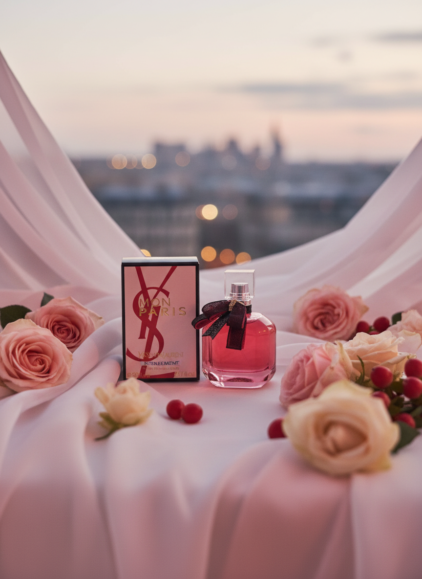 Ysl Mon Paris red