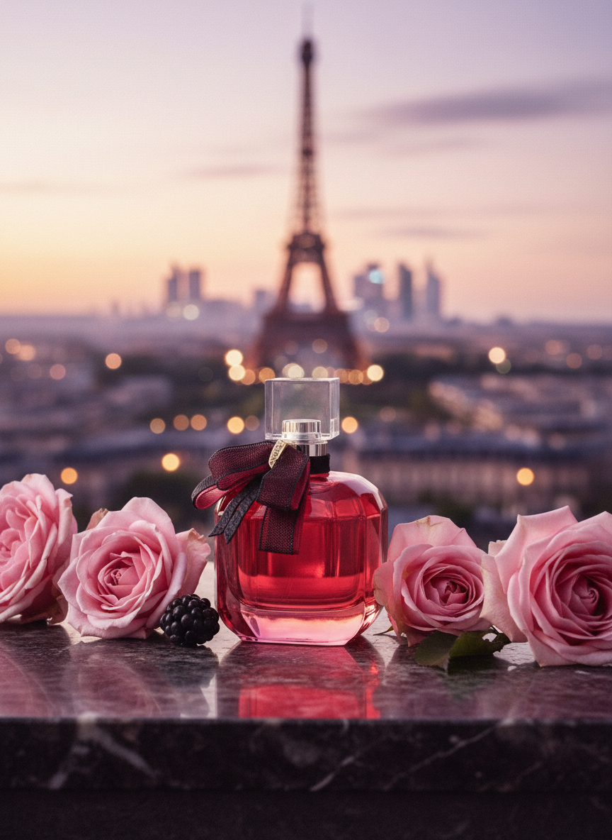 Ysl Mon Paris red