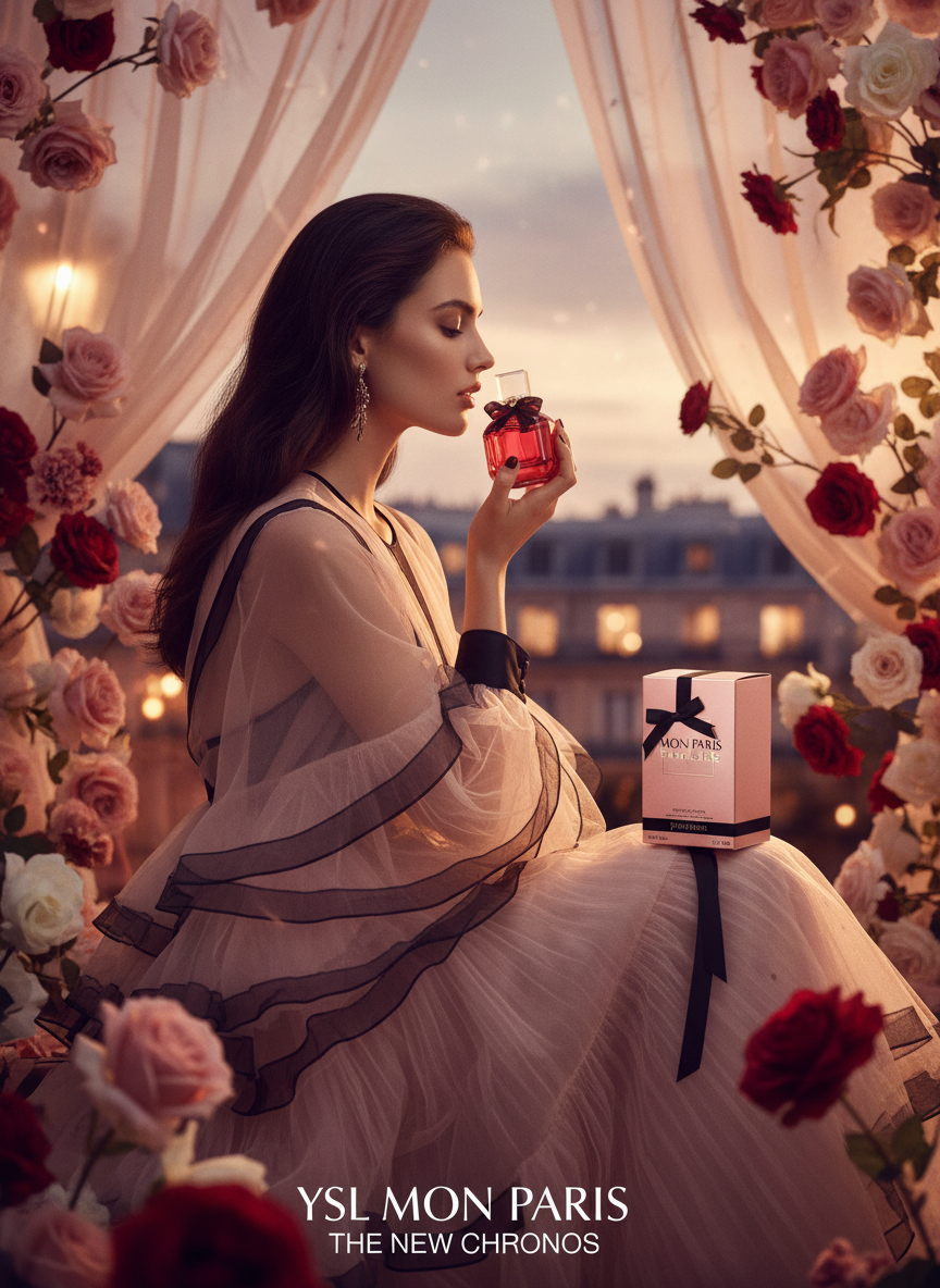Ysl Mon Paris red